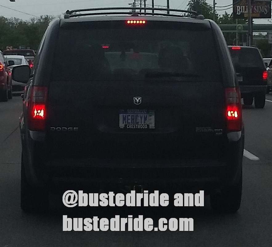 MERCYME - Vanity License Plate by Busted Ride