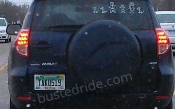 TAKU519 - Vanity License Plate by Busted Ride