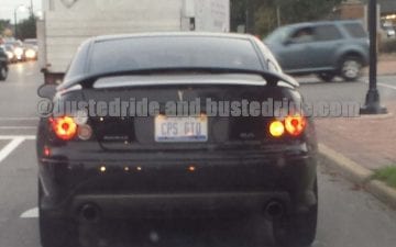 CPS GTO - Vanity License Plate by Busted Ride