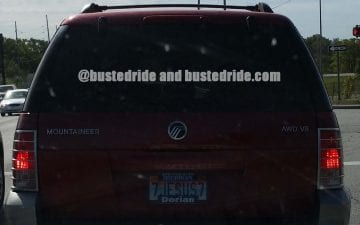 7JESUS7 - Vanity License Plate by Busted Ride