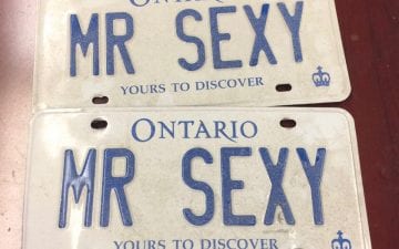 MR SEXY - Vanity License Plate by Busted Ride