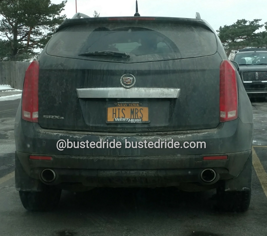 HIS MRS - Vanity License Plate by Busted Ride