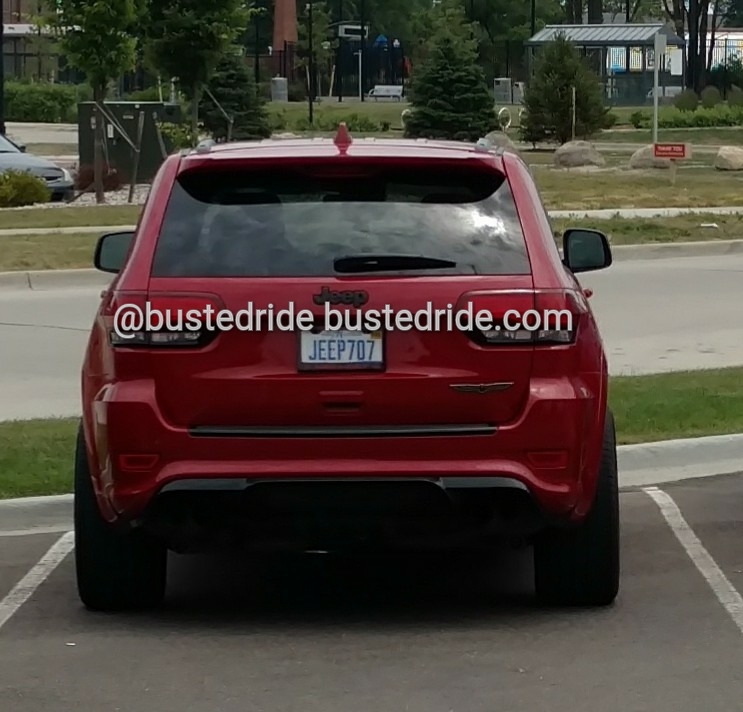 JEEP707 - Vanity License Plate by Busted Ride