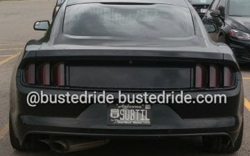 SUBTIL - Vanity License Plate by Busted Ride