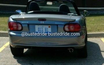 011 81 - Vanity License Plate by Busted Ride