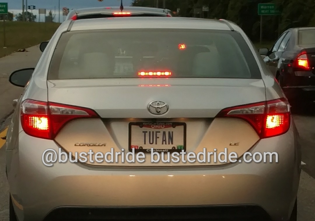 TUFAN - Vanity License Plate by Busted Ride