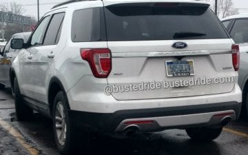 505OLUV - Vanity License Plate by Busted Ride