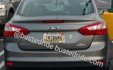 IMIRNMN - Vanity License Plate by Busted Ride