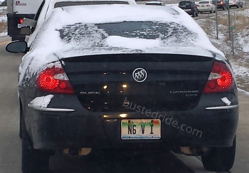 N6 V I - Vanity License Plate by Busted Ride