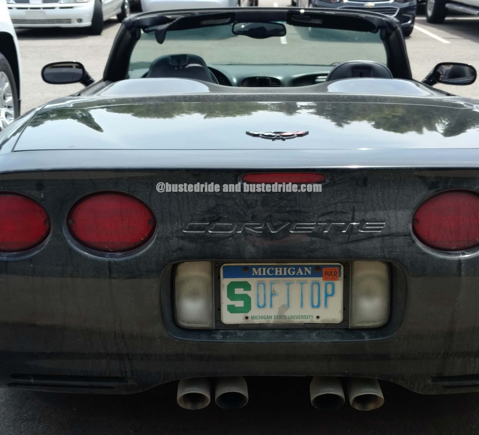 (S)OFTTOP - Vanity License Plate by Busted Ride