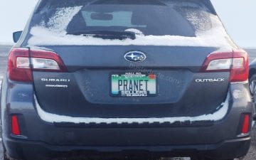 PRANET - Vanity License Plate by Busted Ride
