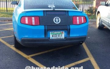 WUDEVER - Vanity License Plate by Busted Ride