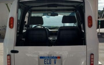 Eco V - Vanity License Plate by Busted Ride
