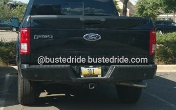 311 - Vanity License Plate by Busted Ride