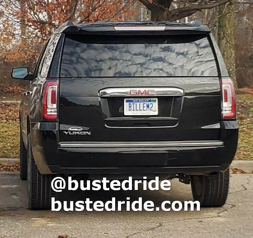 BILLEM2 - Vanity License Plate by Busted Ride