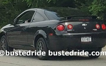 BLK WDO - Vanity License Plate by Busted Ride