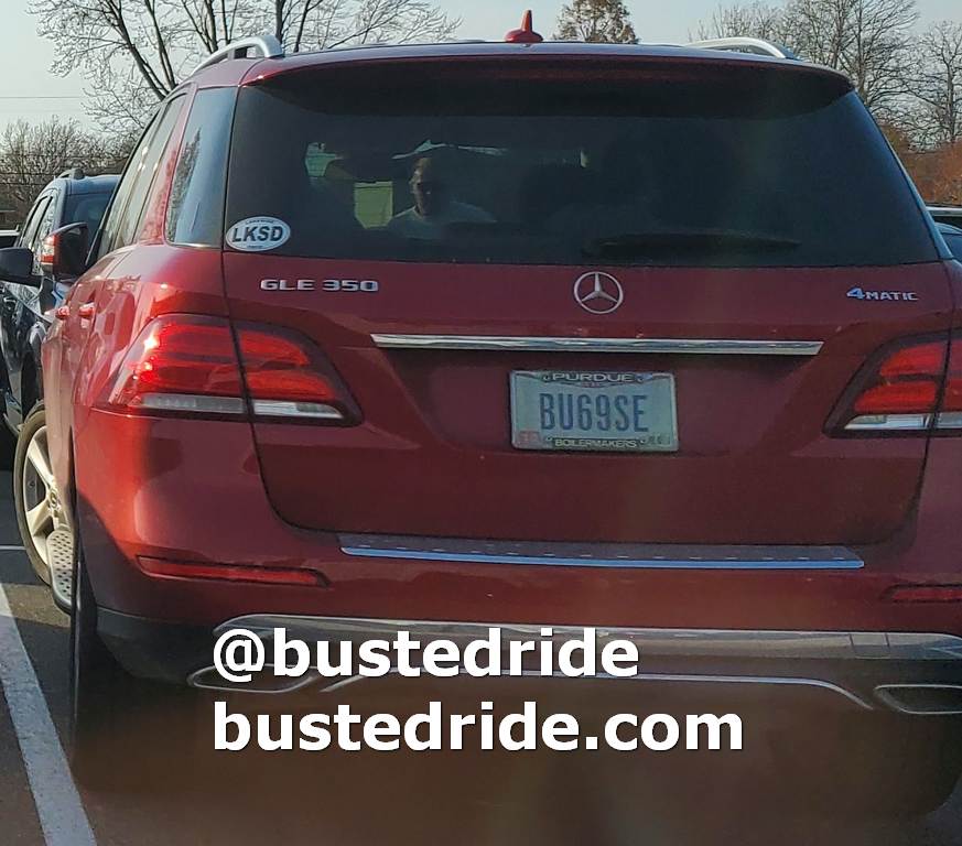 BU69SE - Vanity License Plate by Busted Ride