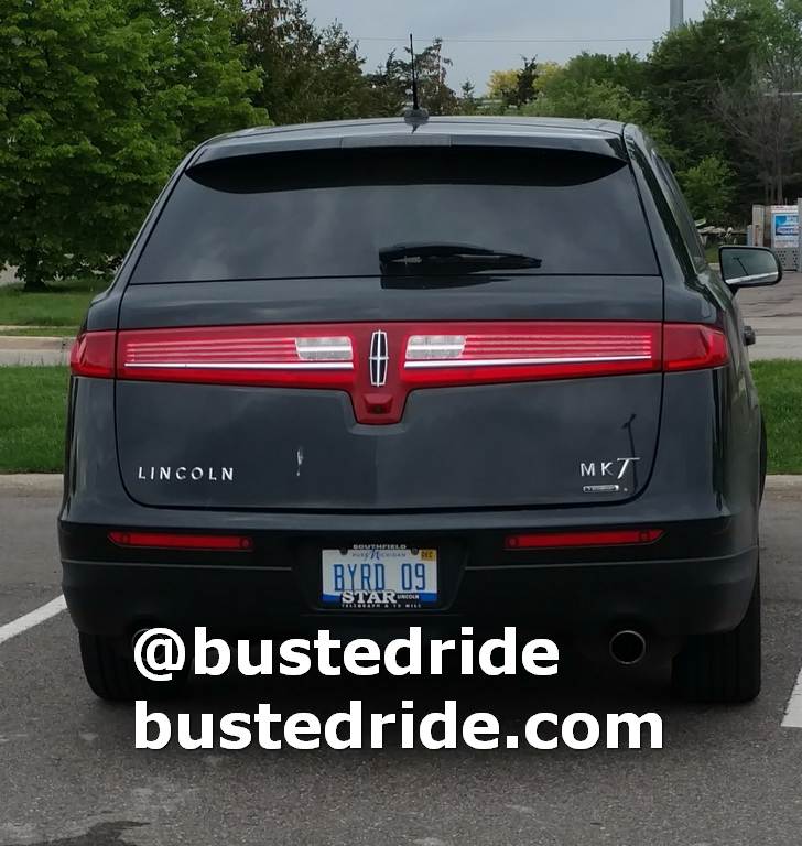 BYRD 09 - Vanity License Plate by Busted Ride