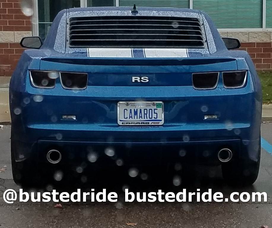 CAMAR05 - Vanity License Plate by Busted Ride