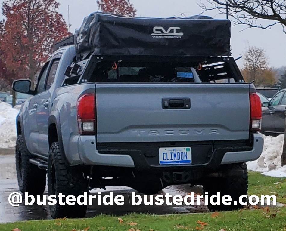 CLIMBON - Vanity License Plate by Busted Ride