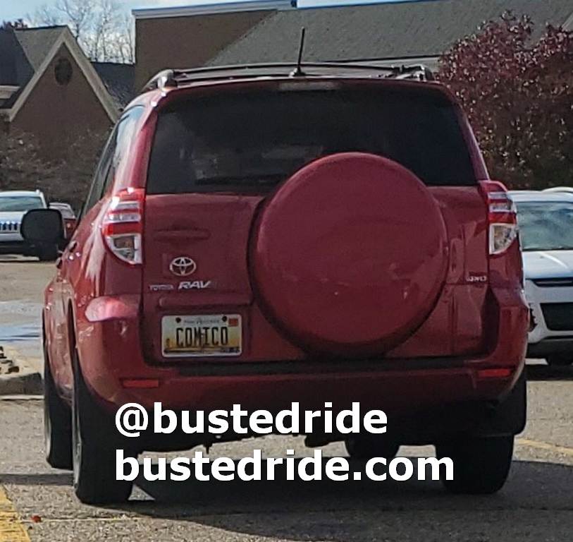 COMICO - Vanity License Plate by Busted Ride