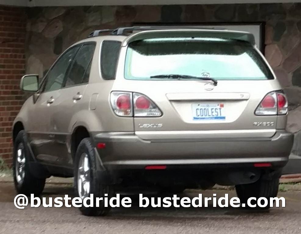COOLEST - Vanity License Plate by Busted Ride