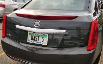 DASI 5 - Vanity License Plate by Busted Ride