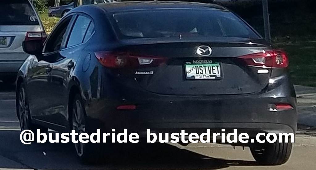 DSTVET - Vanity License Plate by Busted Ride