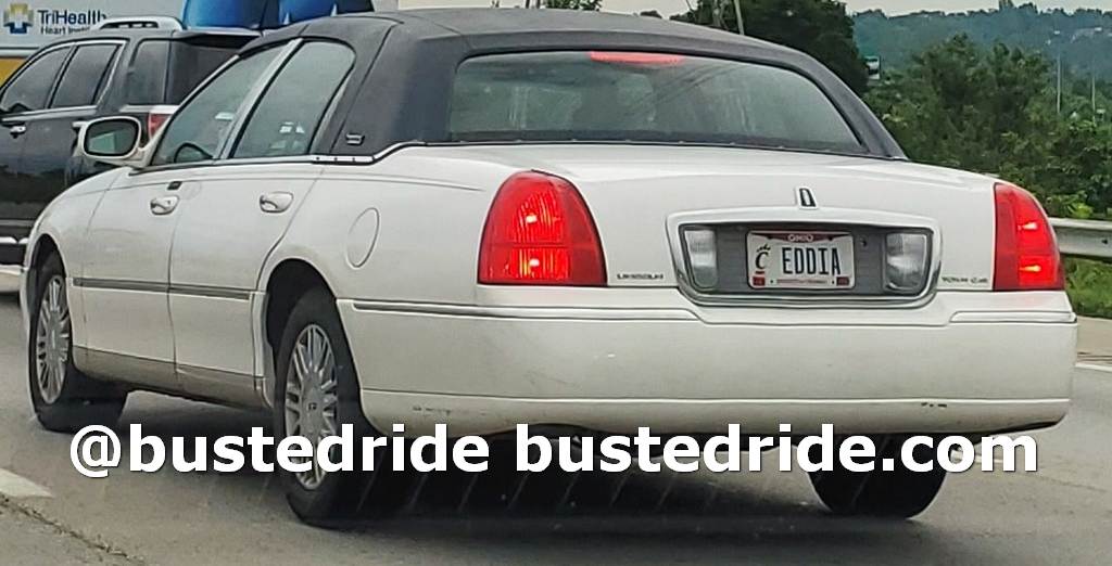 EDDIA - Vanity License Plate by Busted Ride