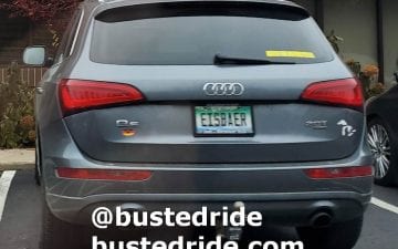 EISBAER - Vanity License Plate by Busted Ride
