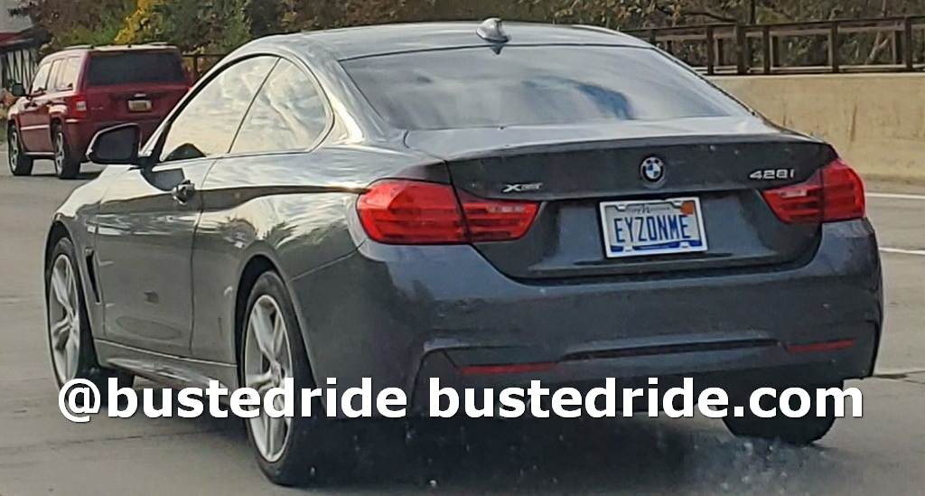EYZONME - Vanity License Plate by Busted Ride
