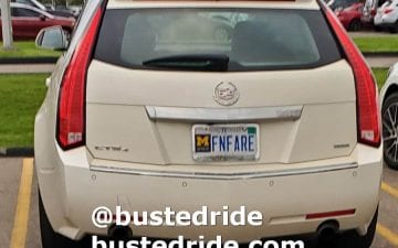 FNFARE - Vanity License Plate by Busted Ride