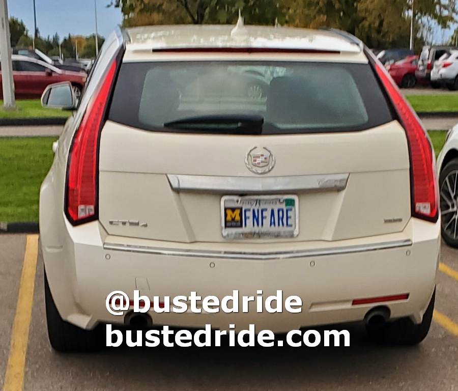 FNFARE - Vanity License Plate by Busted Ride