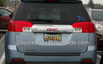 GMAGPA7 Happy Grandparents Day 2022! - Vanity License Plate by Busted Ride