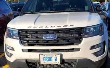 GROO W - Vanity License Plate by Busted Ride