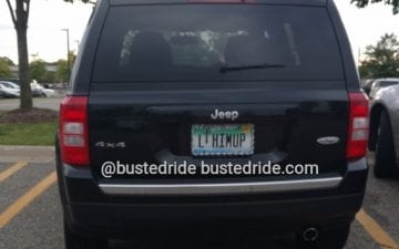 L HIMUP - Vanity License Plate by Busted Ride