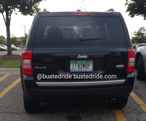 L HIMUP - Vanity License Plate by Busted Ride