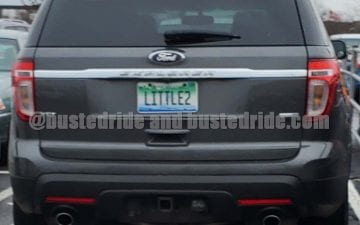 LITTLE2 - Vanity License Plate by Busted Ride