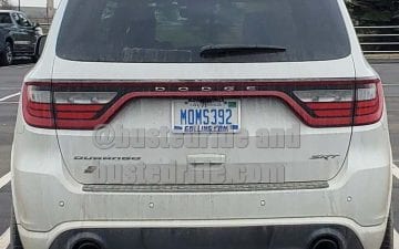 MOMS392 - Vanity License Plate by Busted Ride
