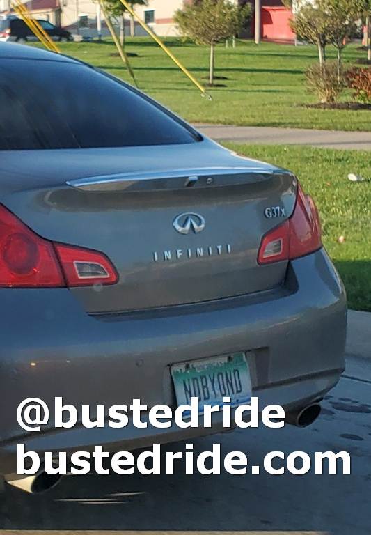 NDBYOND - Vanity License Plate by Busted Ride