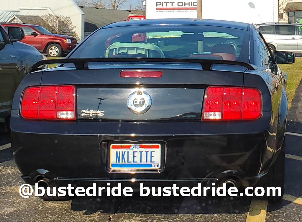 NKLETTE - Vanity License Plate by Busted Ride