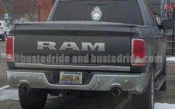 OHMSLAW - Vanity License Plate by Busted Ride