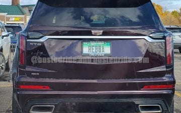 REBBA - Vanity License Plate by Busted Ride