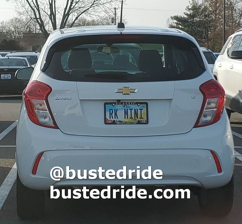 RK MINI - Vanity License Plate by Busted Ride