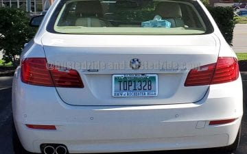 TOP1327 - Vanity License Plate by Busted Ride