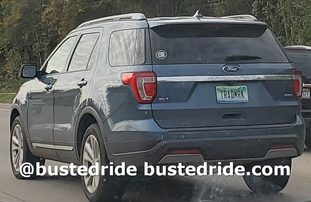 TRDMRK - Vanity License Plate by Busted Ride