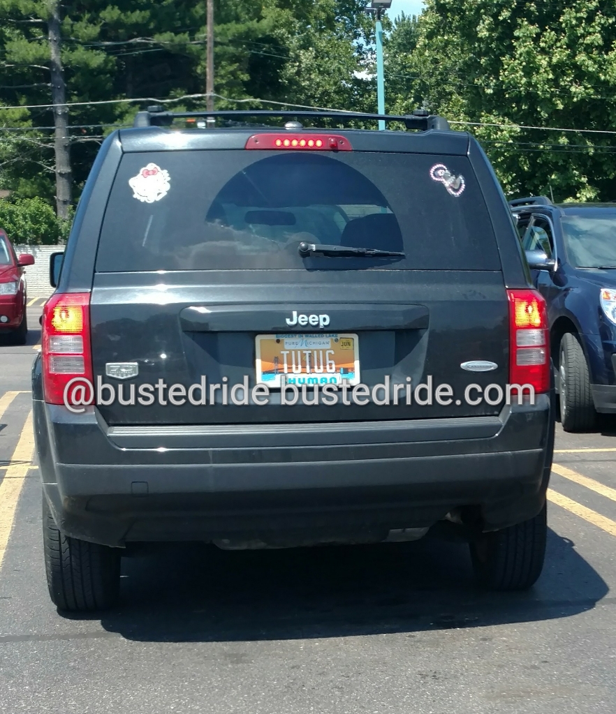 TUTU6 - Vanity License Plate by Busted Ride