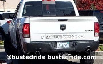 V12ISH - Vanity License Plate by Busted Ride