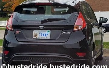 YAWWP - Vanity License Plate by Busted Ride