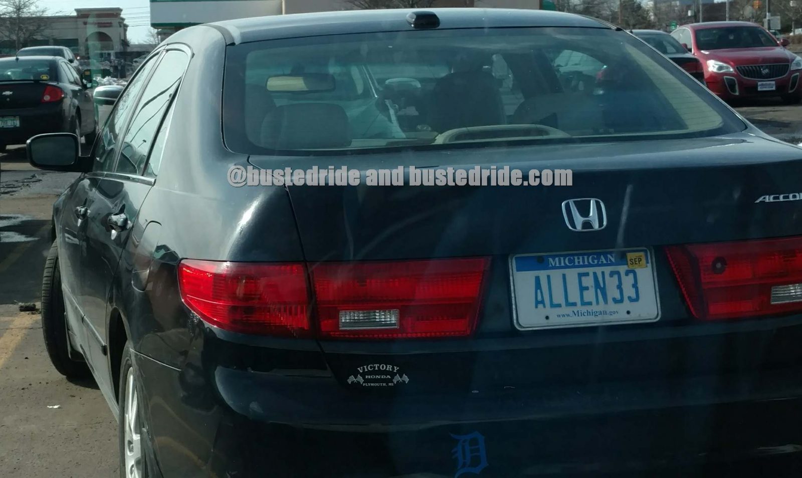 ALLEN33 - Vanity License Plate by Busted Ride